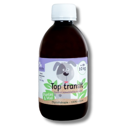 Sirop Naturel Top Transit 300mL  Chiens + 10KG